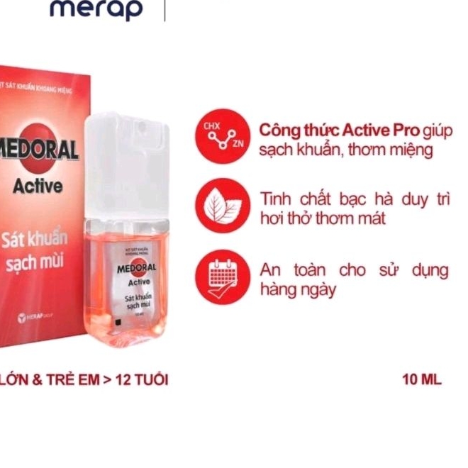 Nước súc miệng Medoral 125ml - 250ml