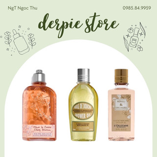 Sữa / dầu tắm l'occitane amande / hạnh nhân - cherry blossom / anh đào - neroli & orchidee ...có sẵn