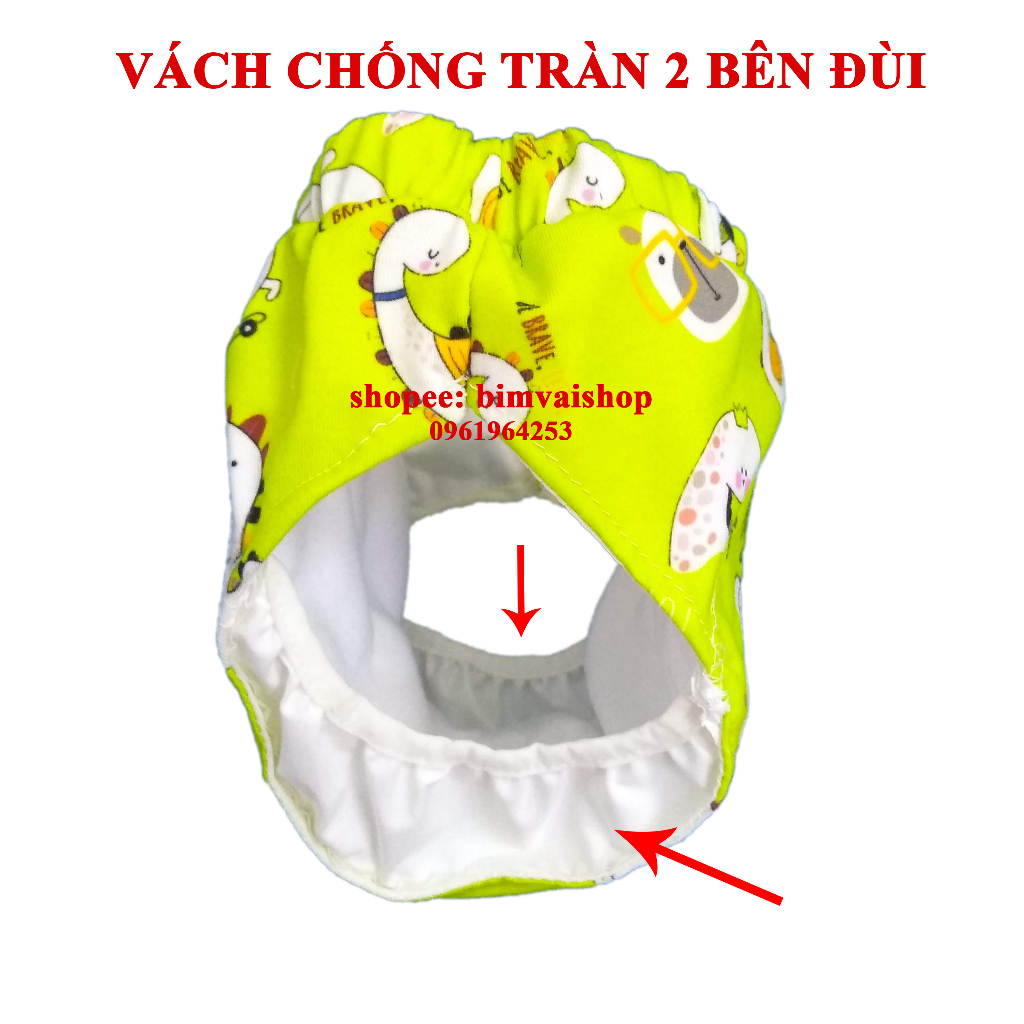 Bỉm quần/ bỉm tã lót giặt được siêu thấm hút cho bé, size M L