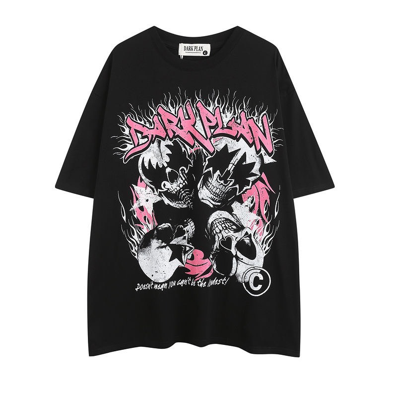 Áo thun thời trang mùa hè, nam nữ phong cách HIPHOP