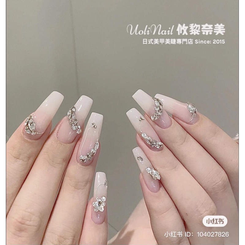 Đá chân nhọn size mini màu trăng 100 viên/ sét đá khối chân nhọn size mini mix 100 viên
