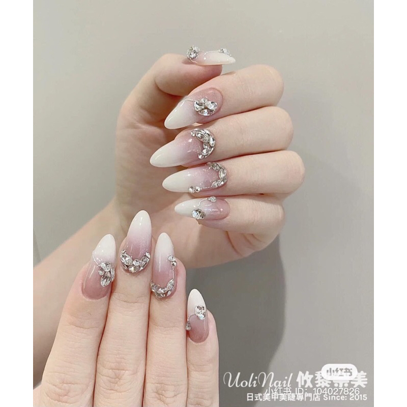 Đá chân nhọn size mini màu trăng 100 viên/ sét đá khối chân nhọn size mini mix 100 viên