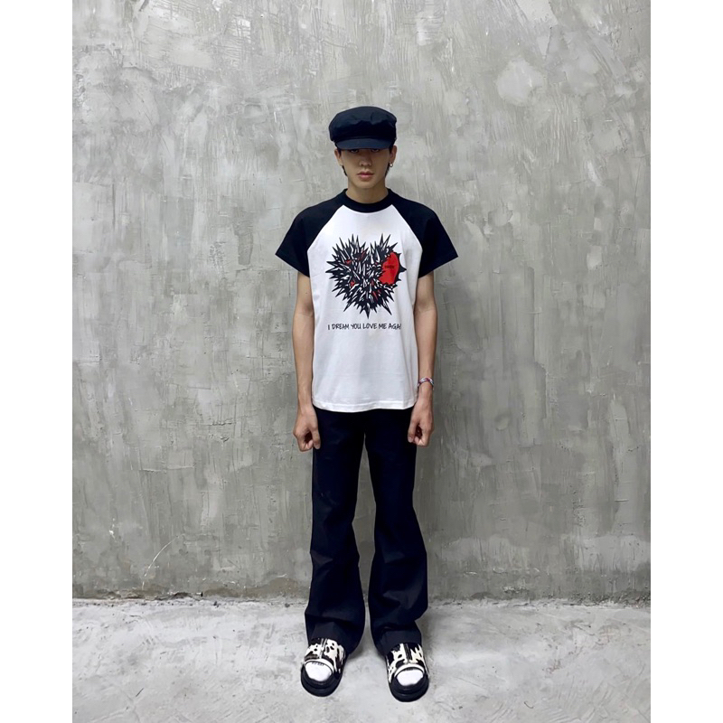 Áo thun "I DREAM YOU" raglan tee