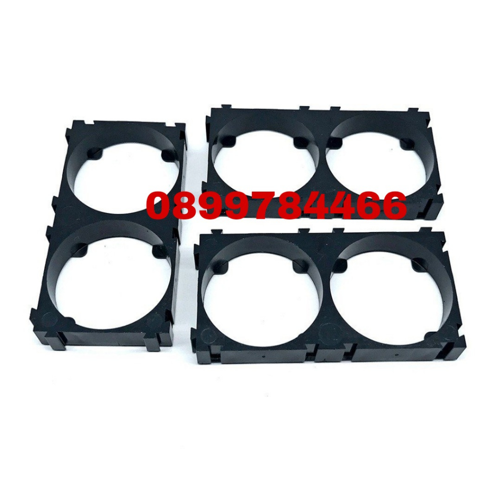 Combo 10 khung pin 32650 1x2 nhựa chống cháy