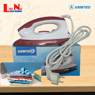 Bàn ủi khô asanzo di-72ac, công suất 1000w, kiểu dáng đẹp- gia dụng linh nhi