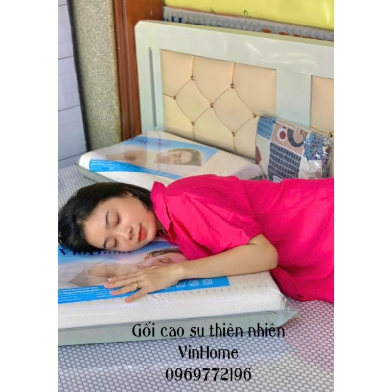 Gối Cao Su Thiên Nhiên VinHome 100% an toàn không mùi FRee SHIP SG - Bình Dương - Biên Hòa
