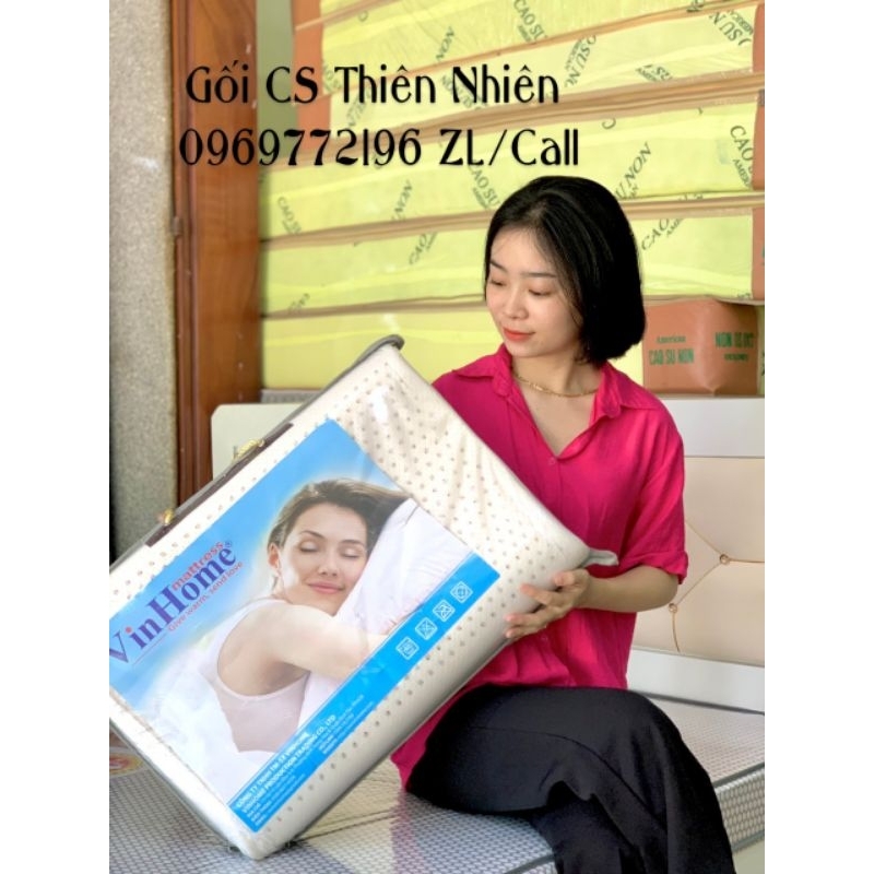 Gối Cao Su Thiên Nhiên VinHome 100% an toàn không mùi FRee SHIP SG - Bình Dương - Biên Hòa