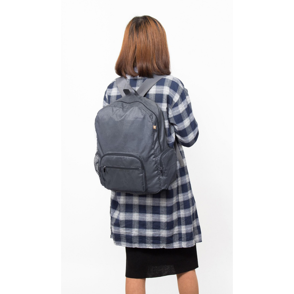 Balo du lịch Qasa siêu nhẹ có thể gấp gọn chất liệu chống nước đi phượt, đi biển thời trang tiện dụng