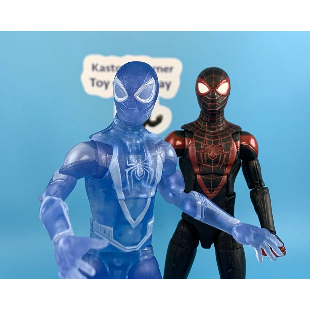 Mô hình Spiderman Miles Morales Marvel Legends Game Verse chính hãng Hasbro