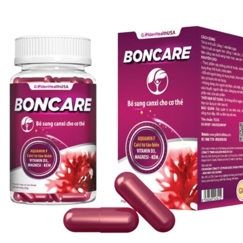 viên uống bổ sung canxi hữu cơ BONCARE