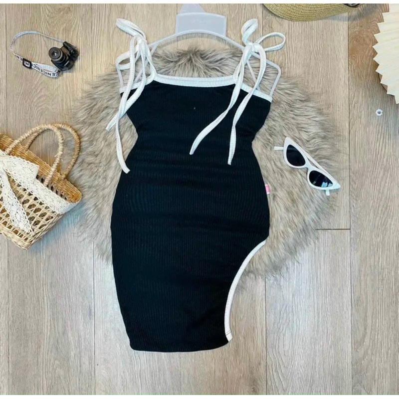 Váy tăm body cut out cho bé gái