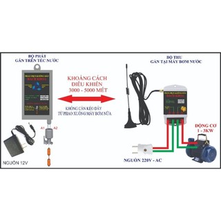 Phao Điện Không Dây Bách Khoa 12V - 5000 Mét