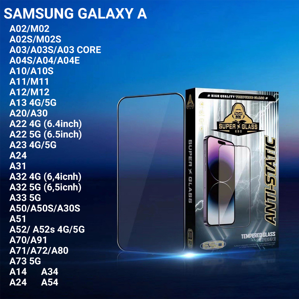 Kính cường lực Samsung A13, A23 Kingkong full màn | Miếng dán bảo vệ màn hình cho ss galaxy Cowcase