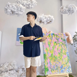 Áo sơ mi nam nhà Martinis ngắn tay basic