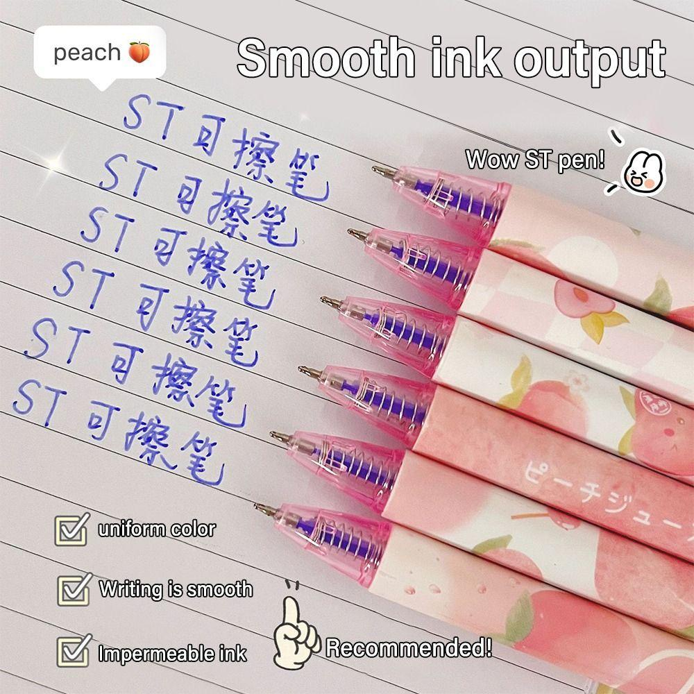 ❣️FREESHIP❣️ Bút Mực Gel Ngòi 0.5mm Hình Phi Hành Gia / Quả Đào Màu Cầu Vồng Xinh Xắn