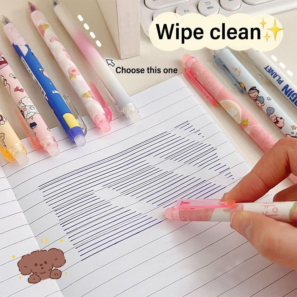 ❣️FREESHIP❣️ Bút Mực Gel Ngòi 0.5mm Hình Phi Hành Gia / Quả Đào Màu Cầu Vồng Xinh Xắn