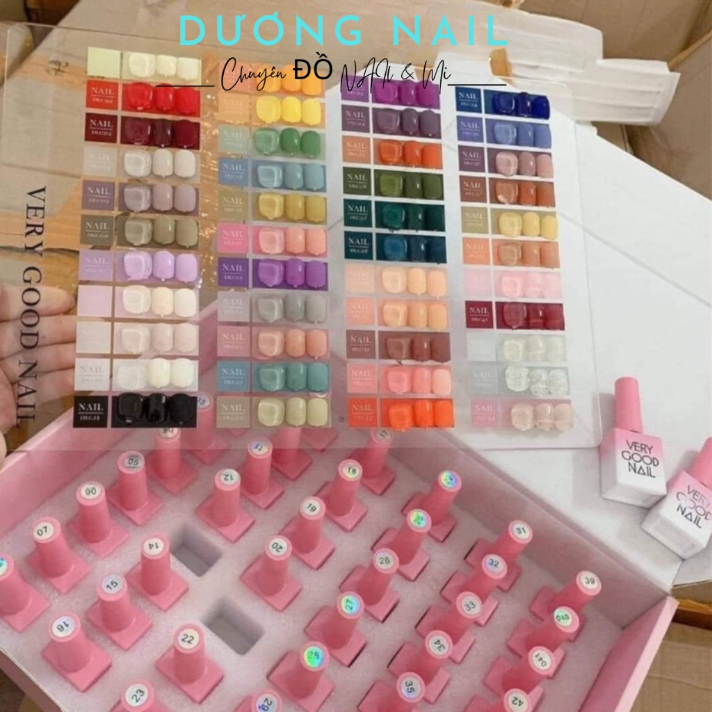 Set sơn gel Very Good Nail 44 màu chính hãng - Bộ sơn gel quốc dân tone màu hàn quốc rất đẹp