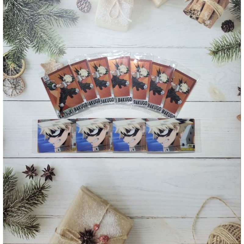 [chú cá Vàng màu Tím] [Hàng sẵn] Card Metal, Snap, Pola, Clear card, Sticker Katsuki Bakugo - MHA/My