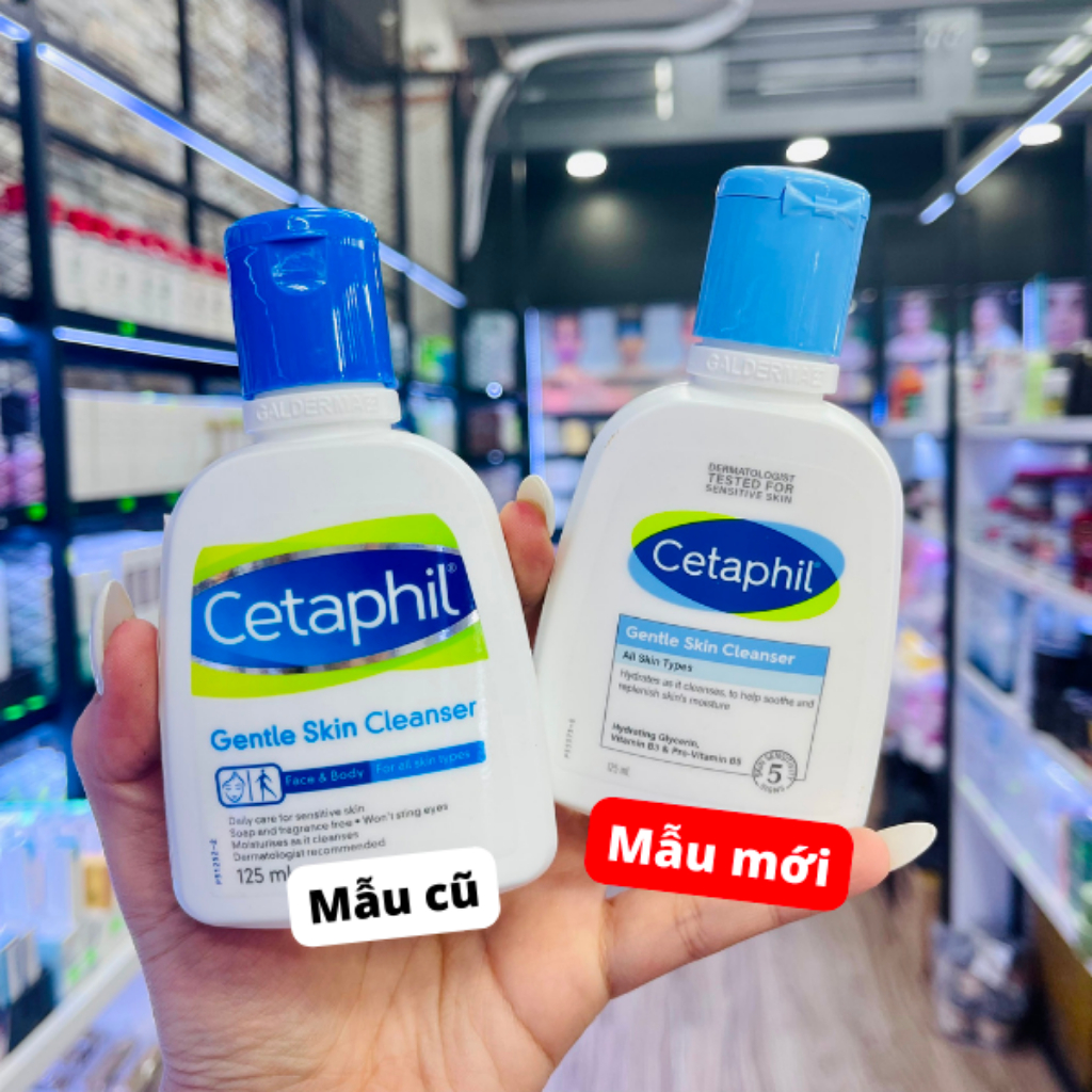 Sữa Rửa Mặt Dịu Nhẹ Cetaphil Gentle Skin Cleanser 125ml dành cho da khô, da nhạy cảm