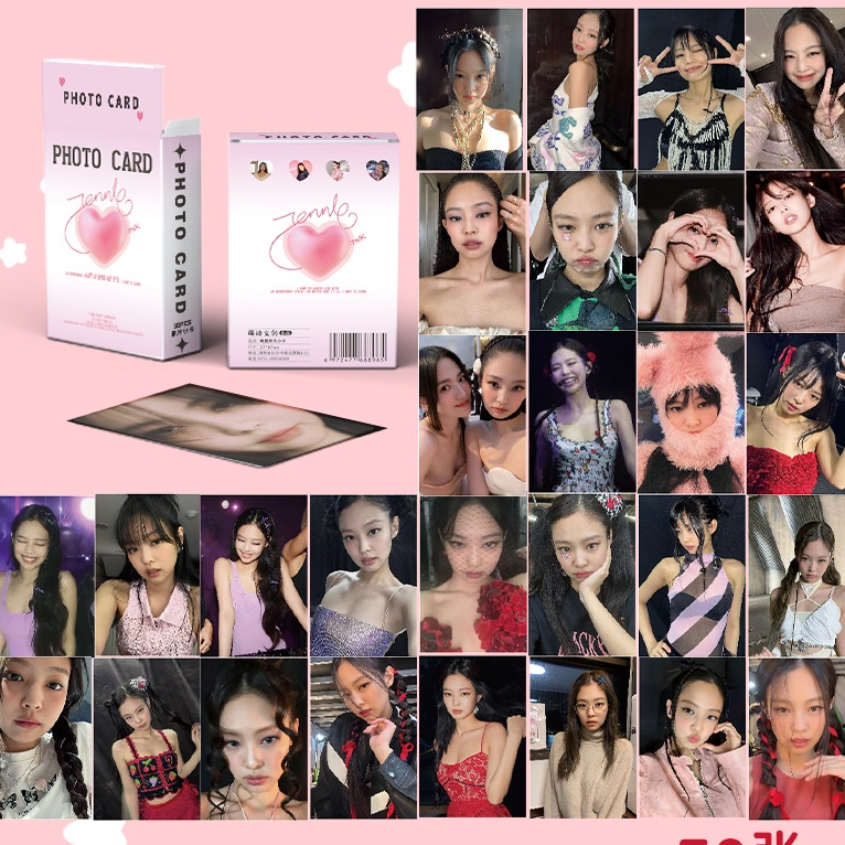 LOMO Hologram Thẻ nhỏ màu đen laser đóng hộp 50 tờ thẻ nhỏ in hai mặt thẻ lomo lấp lánh