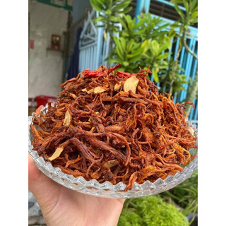 Khô heo cháy tỏi - túi zip 100g
