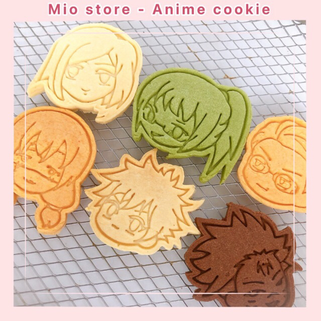 [JJK 6 char] Combo 6 bánh quy anime Chú thuật hồi chiến Jujutsu Kaisen, Sukuna, Megumi, Nobara, Maki, Nanami, Mahito