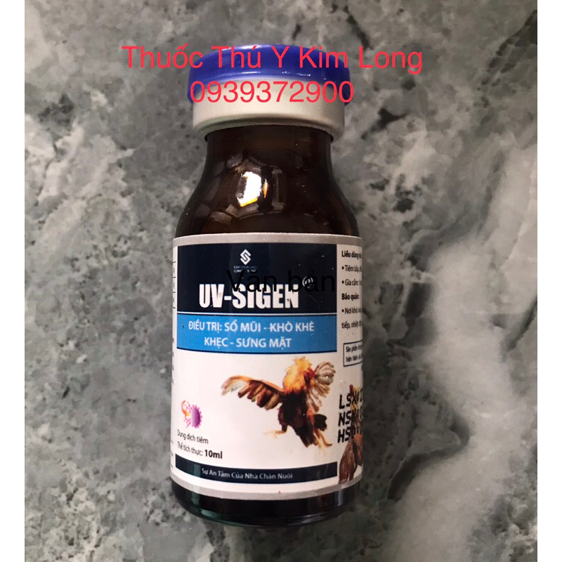 UV - Sigen 10ml khò khè , khẹc, sưng mặt