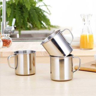 [GIÁ TỐT] Cốc Inox 304 Có Quai(7cm)
