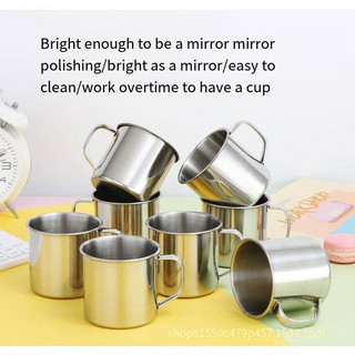 [GIÁ TỐT] Cốc Inox 304 Có Quai(7cm)