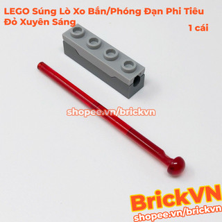 [1 Cái] Súng LEGO Bắn Được / LEGO Súng Lò Xo Bắn / Phóng Đạn Phi Tiêu & Đạn Mũi Tên