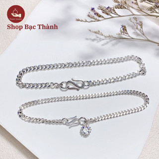  Lắc tay Bạc Ta đeo đôi cho Nam và Nữ  Ảnh Thật Có Bảo Hành Làm Sáng  