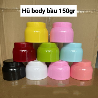 hủ đựng kem body bầu 120g(COMBO 10 CÁI)