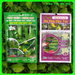 Phân Bón NPK Cao Cấp Bổ Sung Vi Lượng PSV. 10-52-10+TE ,  32-10-5+TE Chuyên Dùng Cho Rau Màu Ở Mọi Giai Đoạn - Gói 50g