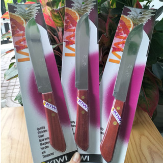 Dao thái thịt - gọt rau củ cán gỗ Kiwi kw245 - 5in hàng nhập khẩu Thái Lan