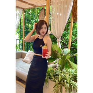 (FEED BACK KHÁCH NGOẠI QUỐC CHẤT LỪ)Set áo yếm + chân váy maxi dáng dài - set VÁY body - set váy body ANNASTORE