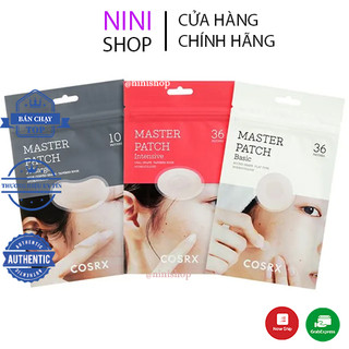 Miếng dán mụn COSRX Master patch Intensive / Basic / X-large 1 gói 36 miếng - Ninishop