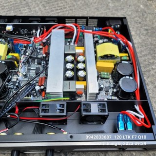 Cục Đẩy 4 Kênh 1u Class D Siêu Mỏng Mạnh Mẽ