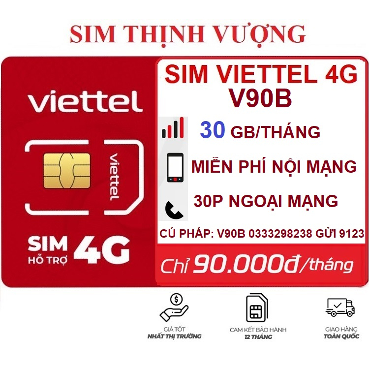 SIM Viettel 4G Umax50N - SD70 - SD90 - SD120 - V90B - MXH100 - MOBI A45S -MOBI A69 | Nghe Gọi Vào Mạng Tốc Độ Cao