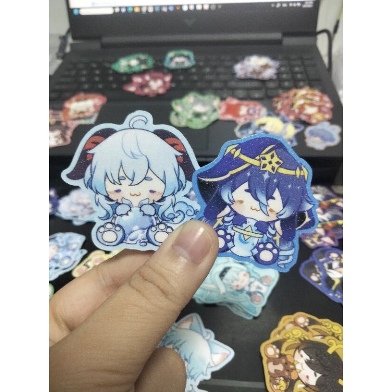 Hình dán sticker Genshin Impact vừa dễ thương vừa vô tri (Đọc kỹ mô tả)
