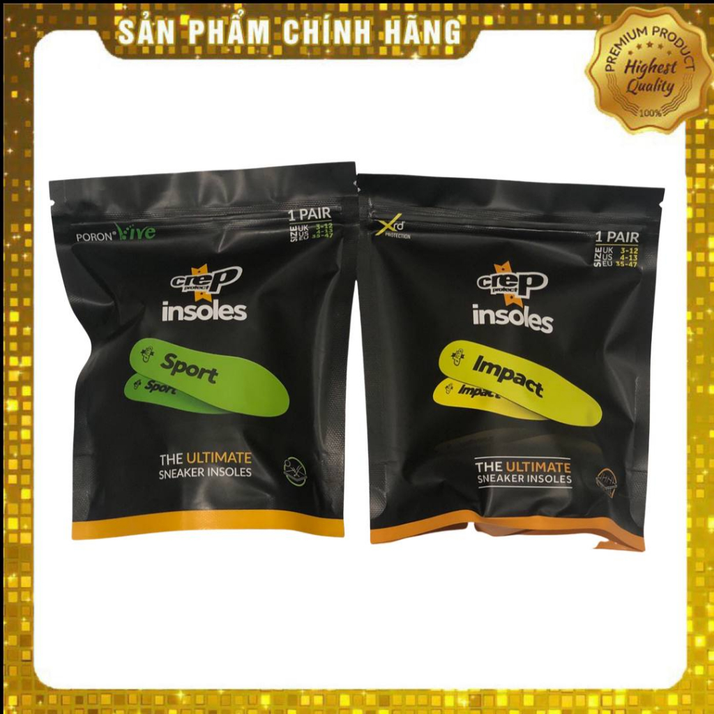 Combo 2 Lót Giày Crep Protect Insoles