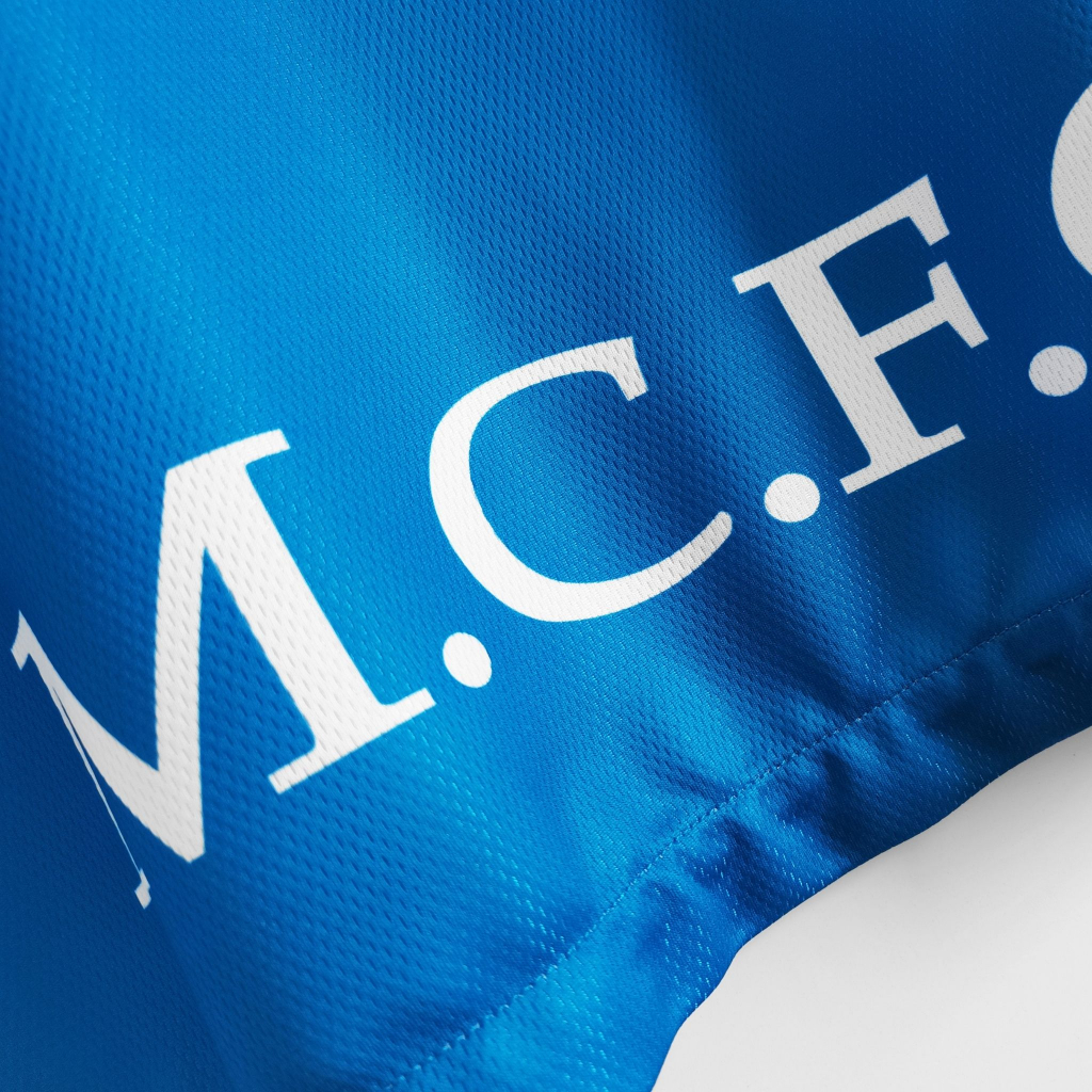 Áo bóng đá retro mc 1997 vải Cotton Polyester thời trang blockcore