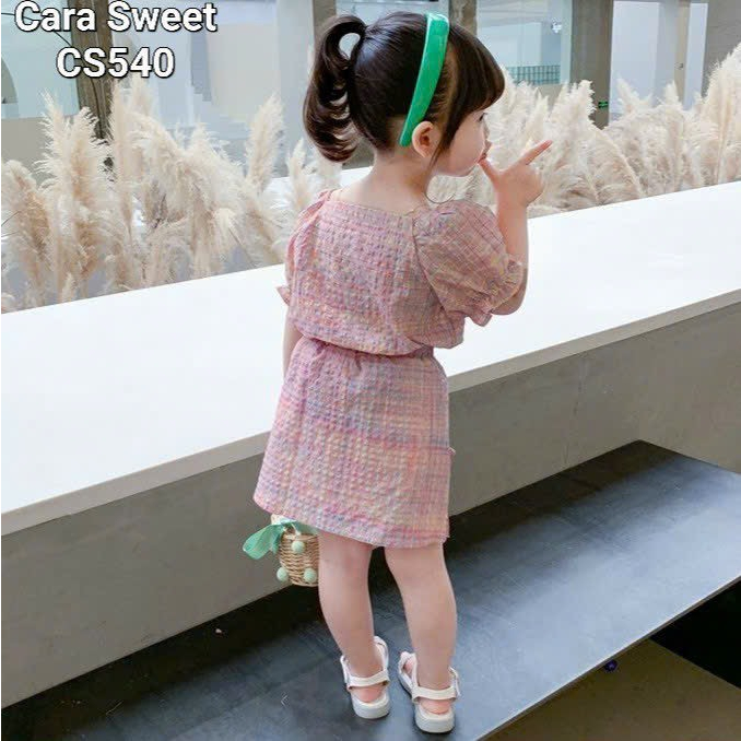 Sét bộ xinh tông màu dễ thương cho bé 3-9 tuổi  nhà mộc baby b163