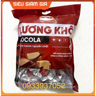 [Túi 26 viên] LƯƠNG KHÔ SOCOLA TỰ NHIÊN FUCUCO 400g