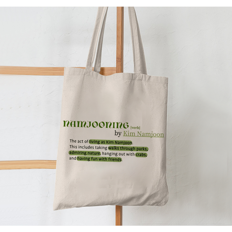 Túi Tote Namjooning BTS RM K-pop Fans