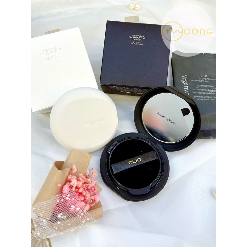 Set Phấn nước Clio Veganwear cushion