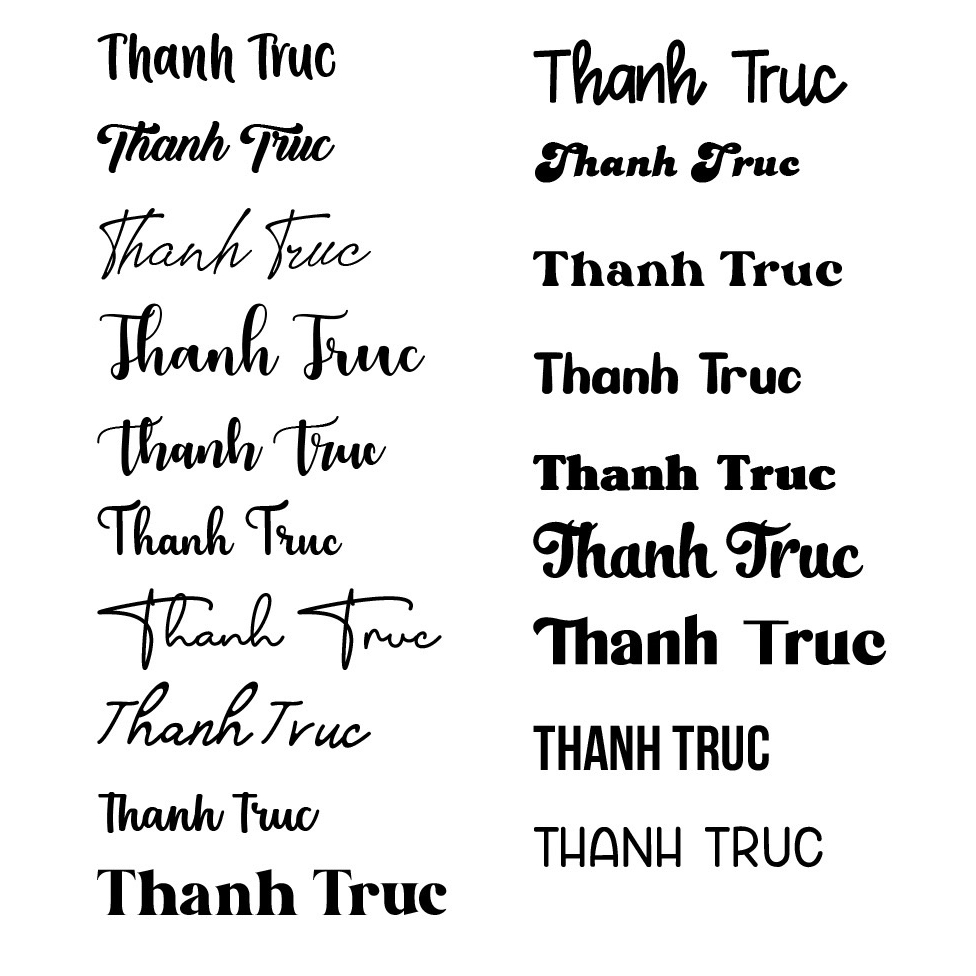 Holo Sticker | Sticker chữ theo yêu cầu