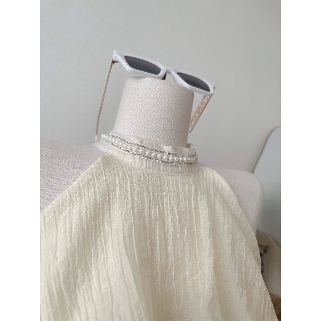 Áo yếm đũi nhăn hai lớp bani