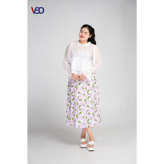 Sét áo trong suốt kèm đầm 2 dây bigsize SET033 cho nàng béo từ 50 tới 100kg