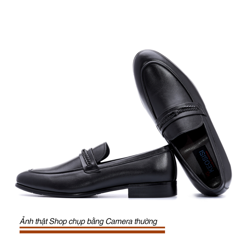 Giày da nam cao cấp Luxury HG03 da bò thật đế phíp dáng công sở hàng hiệu Hộp sang trọng KEOSISI Bảo hành 12 tháng