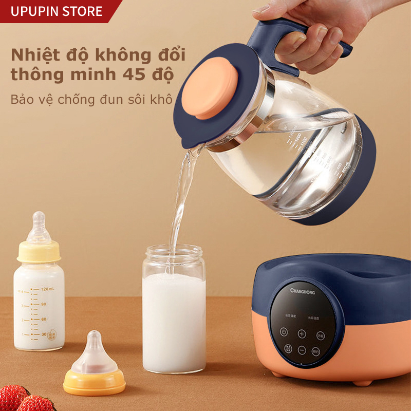 UPUPIN 1.3L Ấm đun nước CTN-XB01 Máy Hâm Sữa 24H 45 Độ giữ Nhiệt thông minh Bình Giữ Nhiệt Bình dưỡng sinh